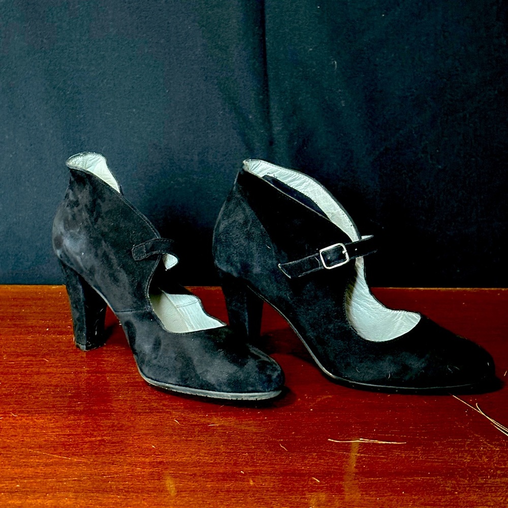 Eric Michael Black Suede Bootie